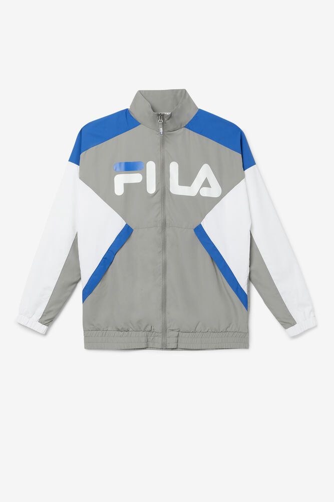 Fila Jakke Herre Grå/Hvite/Blå Oliviero Wind 710892-RSH